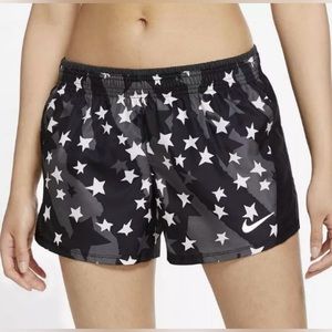 NWT Nike Women’s 10K Americana Print Dri-Fit Running Shorts
